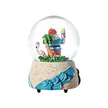 100mm Christmas Resin Musical Snowflakes Waterglobe