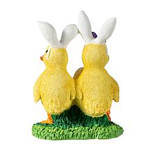 11.5" Easter Resin Duck Family Table Decor