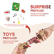 12-Pack Christmas Party Crackers with Dog Design