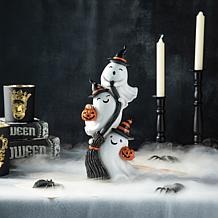 13.00''H Halloween Polyresin Stacked Ghost Table Decor