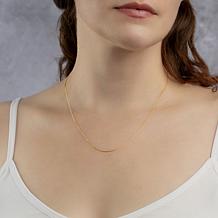 14K Oval 18" Cable Chain