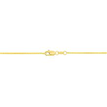 14K Yellow Gold 0.87mm Box Chain Necklace - 30"