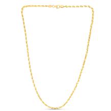 14K Gold 3-Row 20" Bismark Chain - 23223289 | HSN