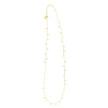 14K Yellow Gold Polished Multi-Heart Chain Necklace