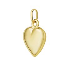 14K Yellow Gold Small Heart Pendant