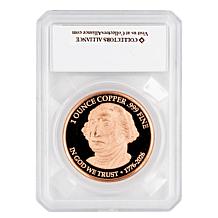 1776-2026 USA 250th Anniversary 1 oz. Copper Set of 5 Coins