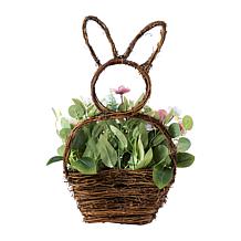 18" Easter Bunny Shaped Basket Centerpiece