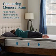 2” Bamboo Charcoal and Gel Memory Foam Mattress Topper, Twin
