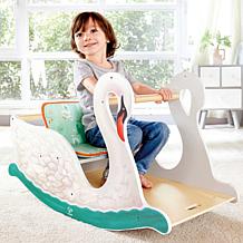 2-in-1 Baby Gym and Rocking Swan Chair