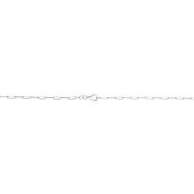 20" Sterling Silver 1.8mm Diamond-Cut Paperclip Chain Necklace