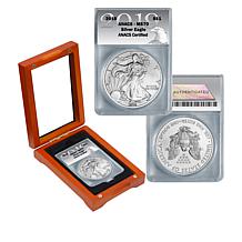 2019 MS70 ANACS Silver Eagle Dollar Coin