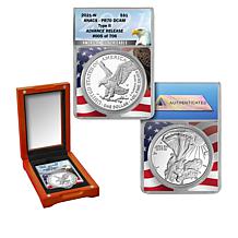 2021 PR70 DCAM ANACS Advance Release Limited 706 Type II Silver Eagle