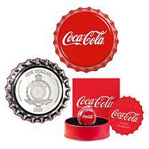 2025 Coca-Cola Bottle Cap Silver Proof-like Colorized Niue $1 Coin