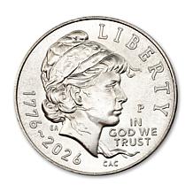 2026 Circulated P- and D-Mint Emerging Liberty Dime 50-Coin Rolls