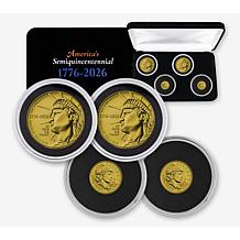 2026 Faces of Liberty 4 Coin Set Gold Layered