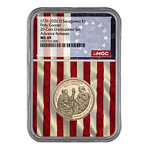 2026 P&D Polly Cooper Dollar-Flag Core NGC MS69-Advanced 