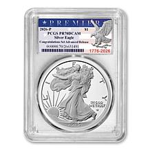 2026 PR70 PCGS Advance Release Congratulations Silver Eagle Coin