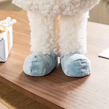 21.75"H Christmas Fabric Standing Yeti Decoration