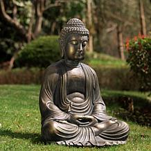 22.75"H MGO Meditating Buddha Statue