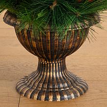 3-ft Finial Ornament Pine Topiary Tree by Nearly Natural