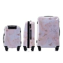 3-Piece Lightweight Durable ABS Luggage Set