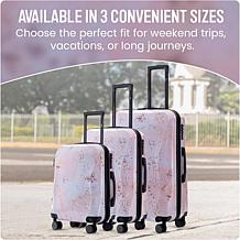 3-Piece Lightweight Durable ABS Luggage Set