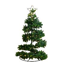 34-in UV Spiral Pop Up Christmas Tree by Nearly Natural