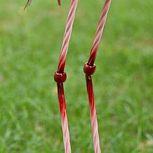35.25"H Metal Standing Flamingo Garden Statue with Stakes