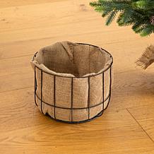 4-ft Balsam Fir Christmas Tree in Planter by Nearly Natural