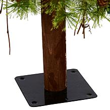 4' Wyoming Alpine Artificial Christmas Tree with 50 Clear multifunc...