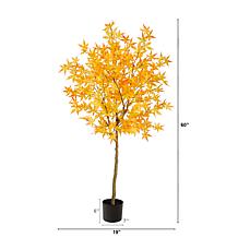 5 in. Autumn Maple Artificial Fall Tree