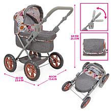 509 Crew Amanda Doll Pram with Melange Flora Pattern