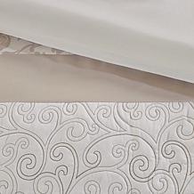 510 Design Ramsey Embroidered 8-Piece Comforter Set Neutral Queen