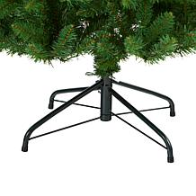 7-ft Slim Green Mountain Pine Christmas Tree by Nearly Natural