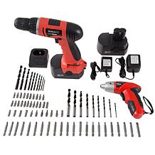 74-piece Combo Cordless Drill and Driver Set