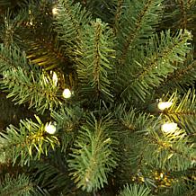 7.5' Franklin Fir Pencil Artificial Christmas Tree w/350 Clear Lights