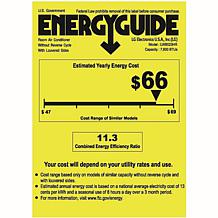 7500 BTU 115V Window-Mounted Air Conditioner with Heat Function