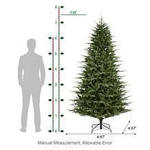7.5ft Pre-Lit Green Full Fir Christmas Tree