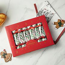 8-pack Christmas Holy Leaves Party Cracker with Gift Contents