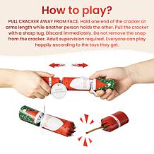 8-pack Christmas Santa and Snowman Party Cracker with Gift Contents