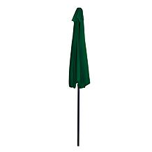 9' Half-Round Patio Umbrella with Easy Crank - Hunter Green