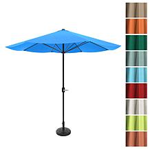 9' Patio Umbrella with Easy Crank - Brilliant Blue