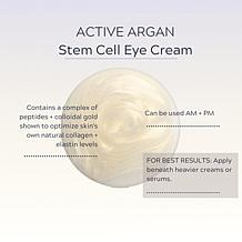 Active Argan Stem Cell 24K Eye Cream & Rosy Glow Cleanser