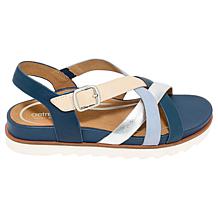 Aetrex® Carmen Leather Casual Sandal