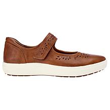 Aetrex® Emerson Adjustable Leather Arch Support Mary Jane Sneaker