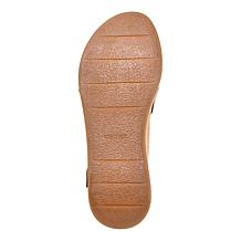 Aetrex® Flora Leather Cork Detail Sandal