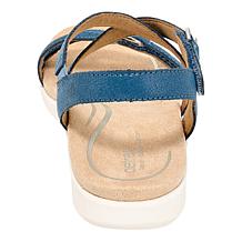 Aetrex® Hadley Leather Casual Sandal