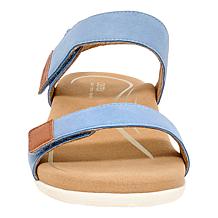 Aetrex Leslie Adjustable Suede Sandals