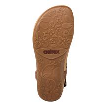 Aetrex Quinn Memory Foam Arch Support Adjustable Thong Sandal