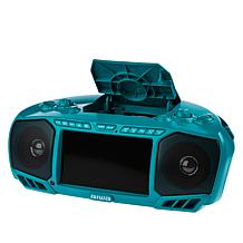 Aiwa 7" LCD Streaming, DVD, CD, FM Radio & Bluetooth Portable Boombox